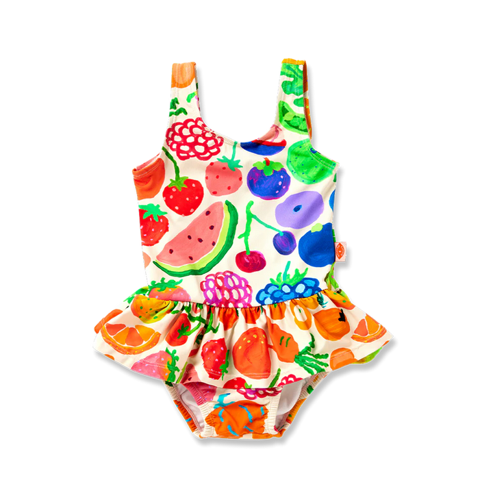 Halcyon Nights Baby Frill Bather Eat The Rainbow