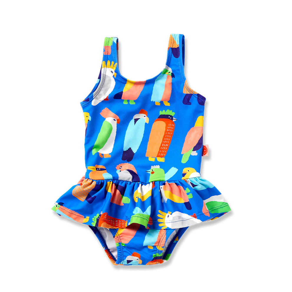 Baby Frill Bather Flamin' Galahs