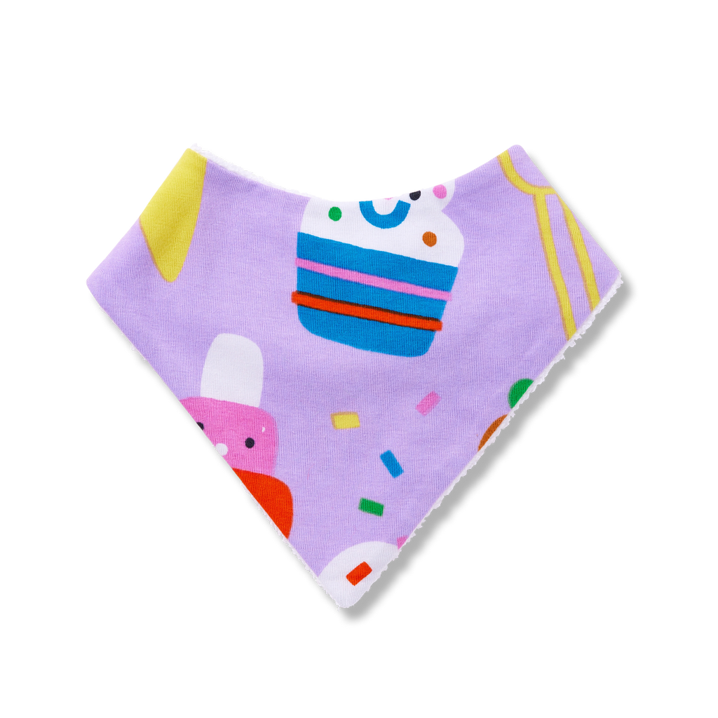Sundae Funday Baby Bib