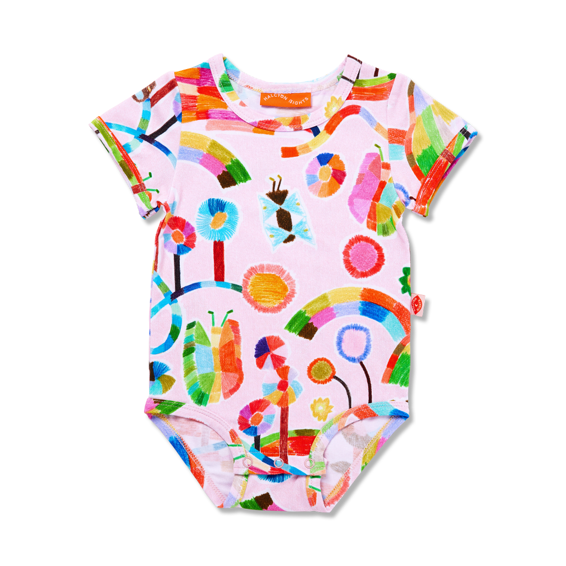 Halcyon Nights Magic Meadow Short Sleeve Bodysuit