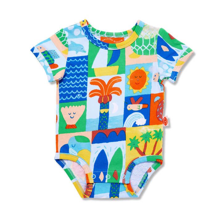 Halcyon Nights Hello Sunshine Short Sleeve Bodysuit