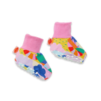 Baby Booties - Rainbow Valley
