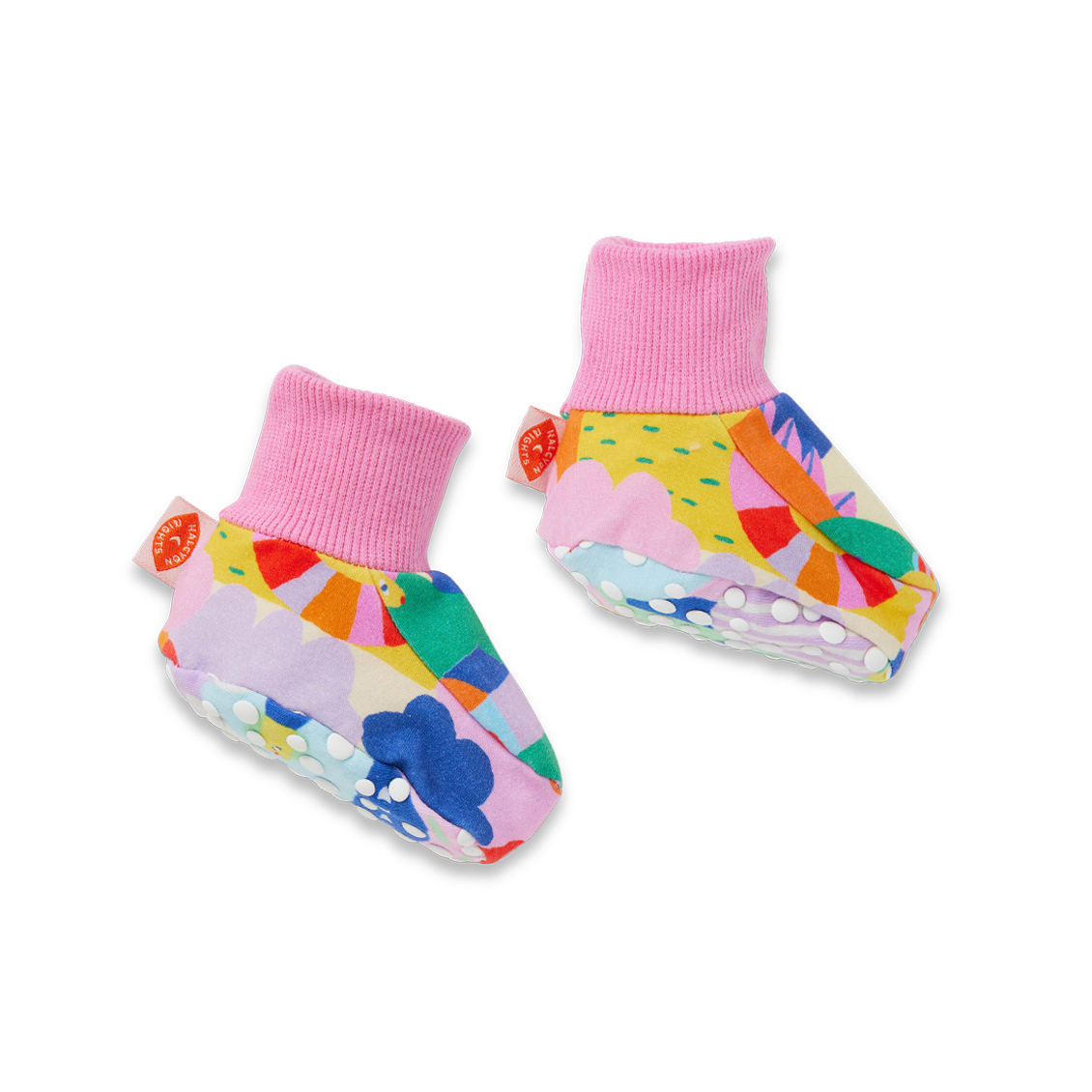 Halcyon Nights Baby Booties - Rainbow Valley