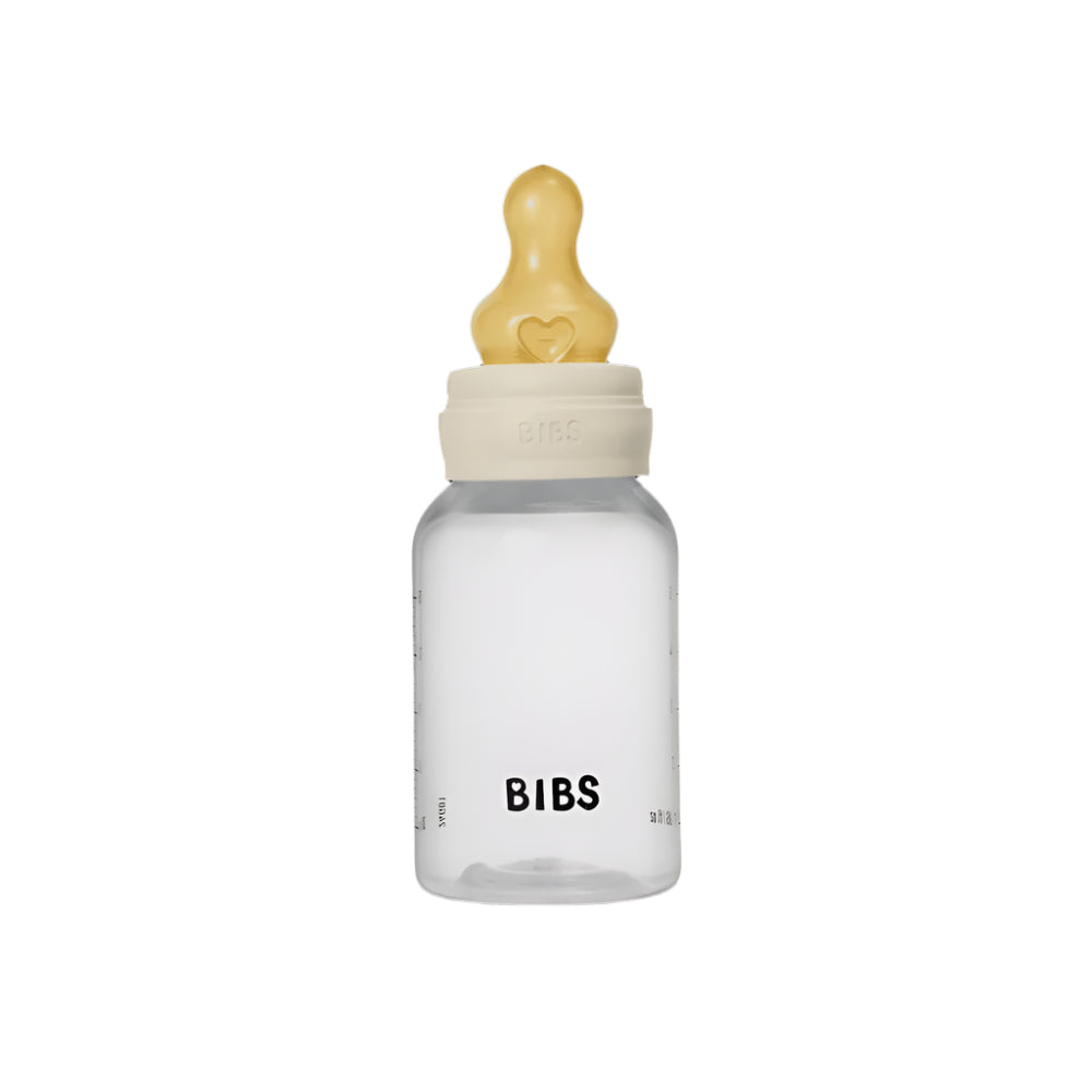 BIBS Baby Bottle Complete Set 150ml Latex -Ivory