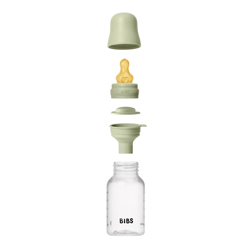Baby Bottle Complete Set 150ml Latex -Sage