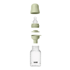 Baby Bottle Complete Set 150ml Silicone -Sage
