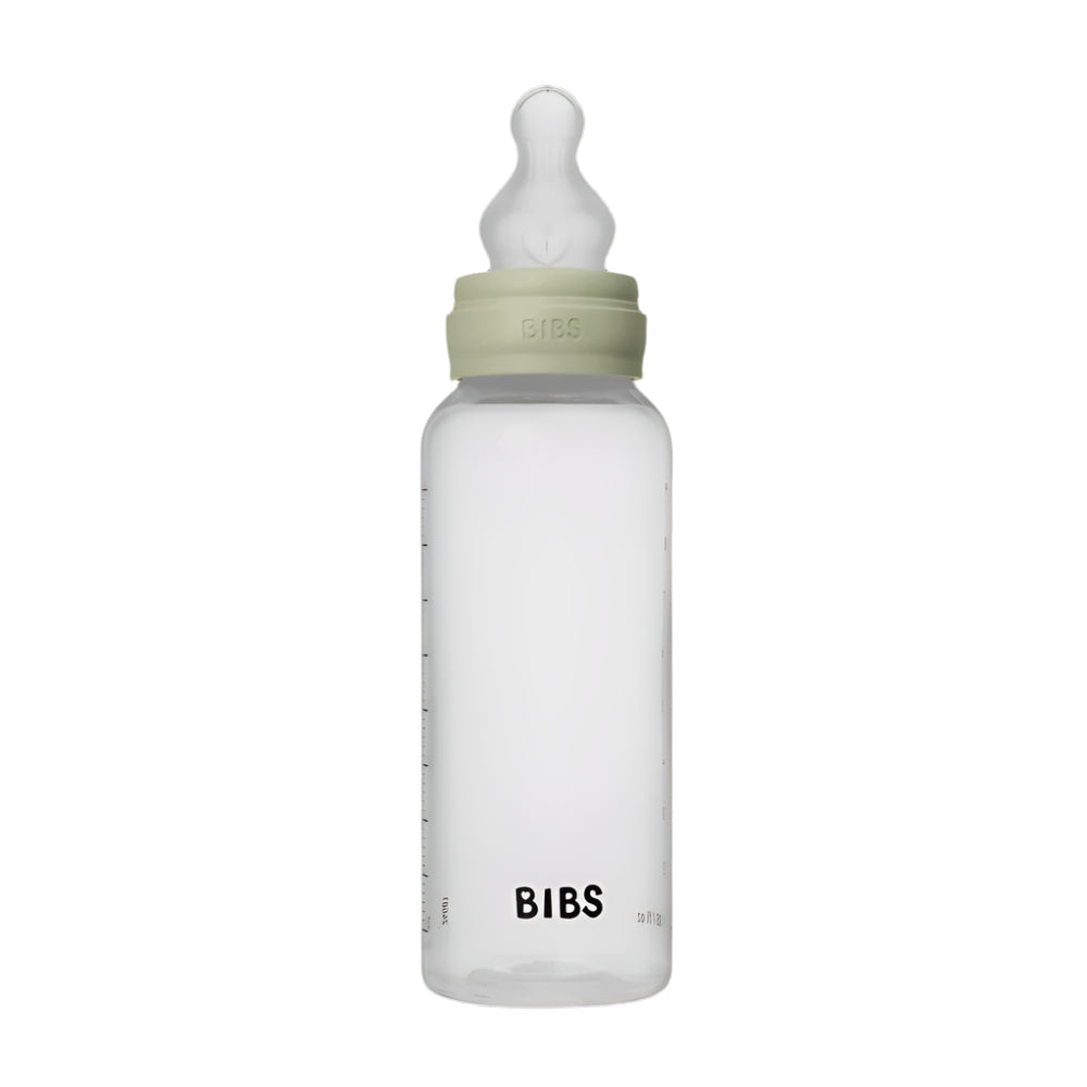 Baby Bottle Complete Set 270ml Silicone -Sage