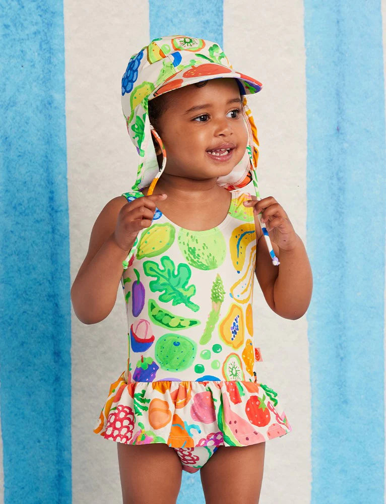 Baby Frill Bather Eat The Rainbow