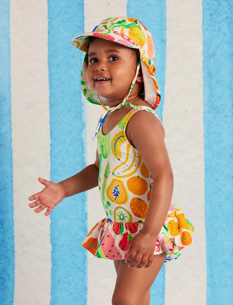 Baby Frill Bather Eat The Rainbow