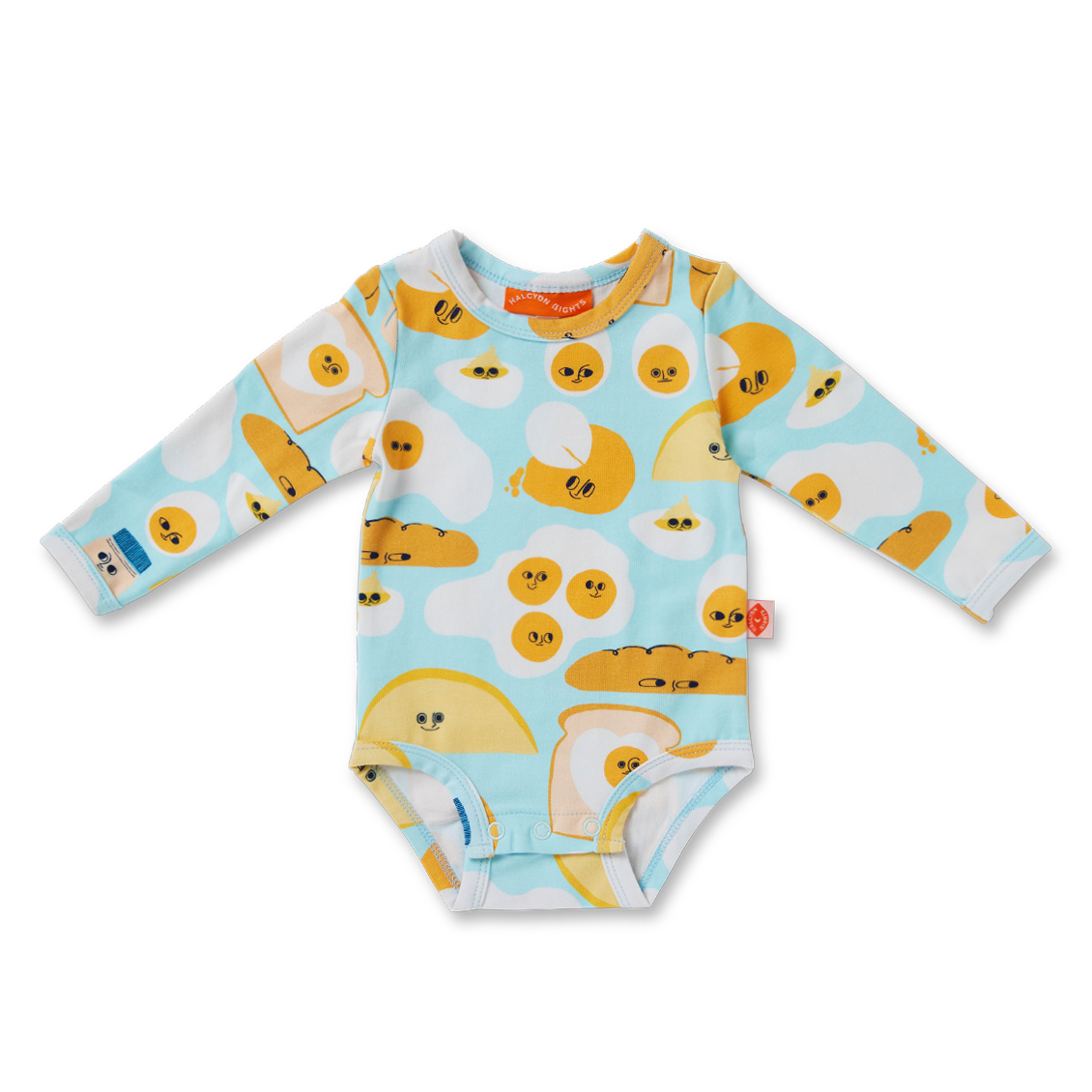 Halcyon Nights Long Sleeve Bodysuit - Brunch Buddies