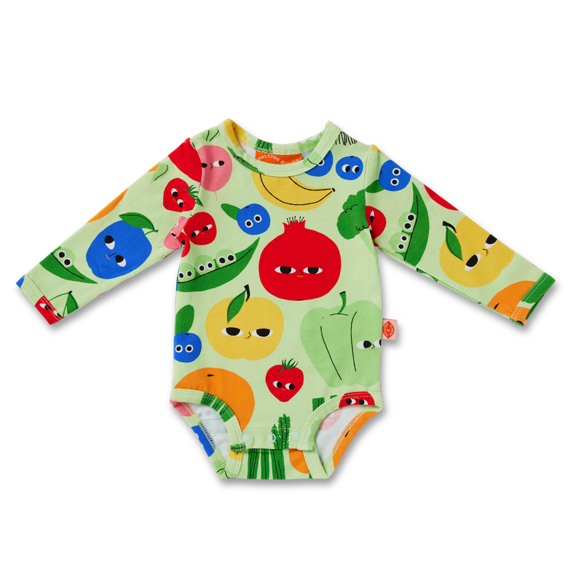 Halcyon Nights Long Sleeve Bodysuit - Happy Harvest