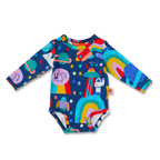 Long Sleeve Bodysuit - Rocket Ride
