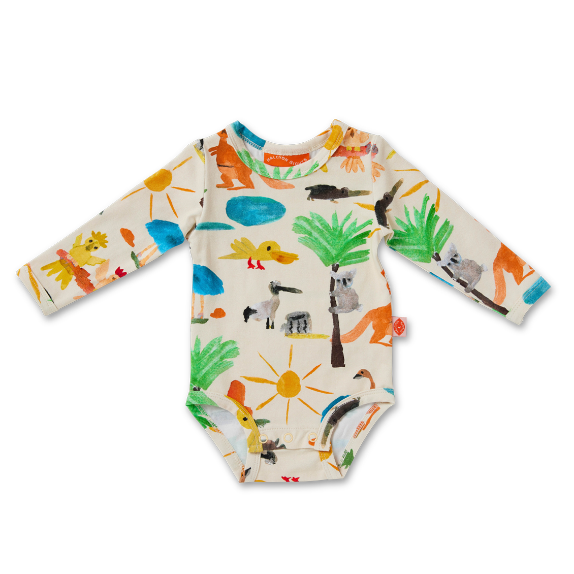 Halcyon Nights Long Sleeve Bodysuit - Yo's Country
