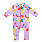 Halcyon Nights Sundae Funday Long Sleeve Zipsuit