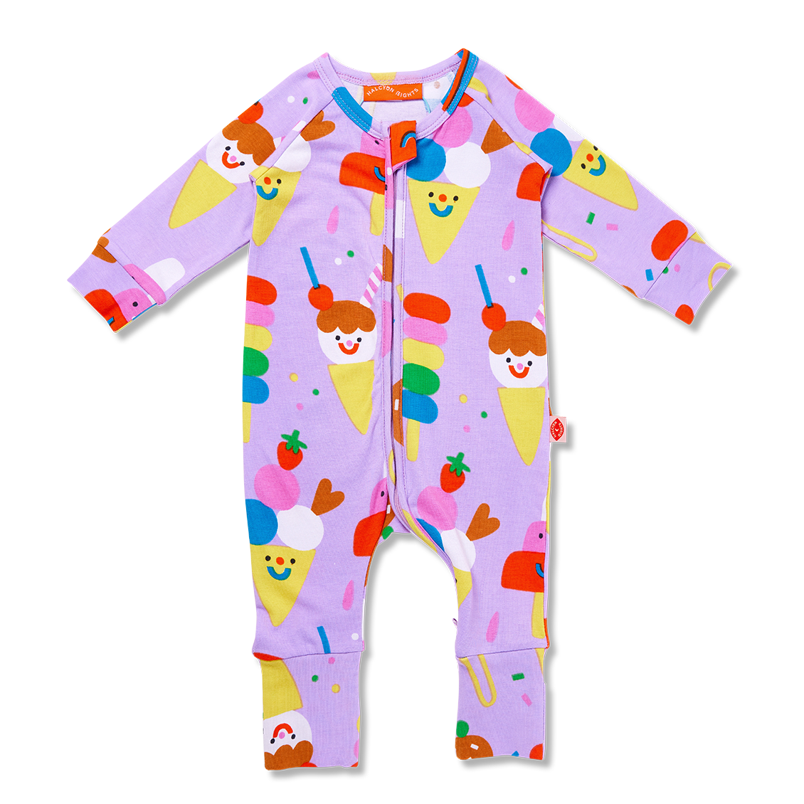 Halcyon Nights Sundae Funday Long Sleeve Zipsuit
