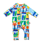 Halcyon Nights Hello Sunshine Long Sleeve Zipsuit
