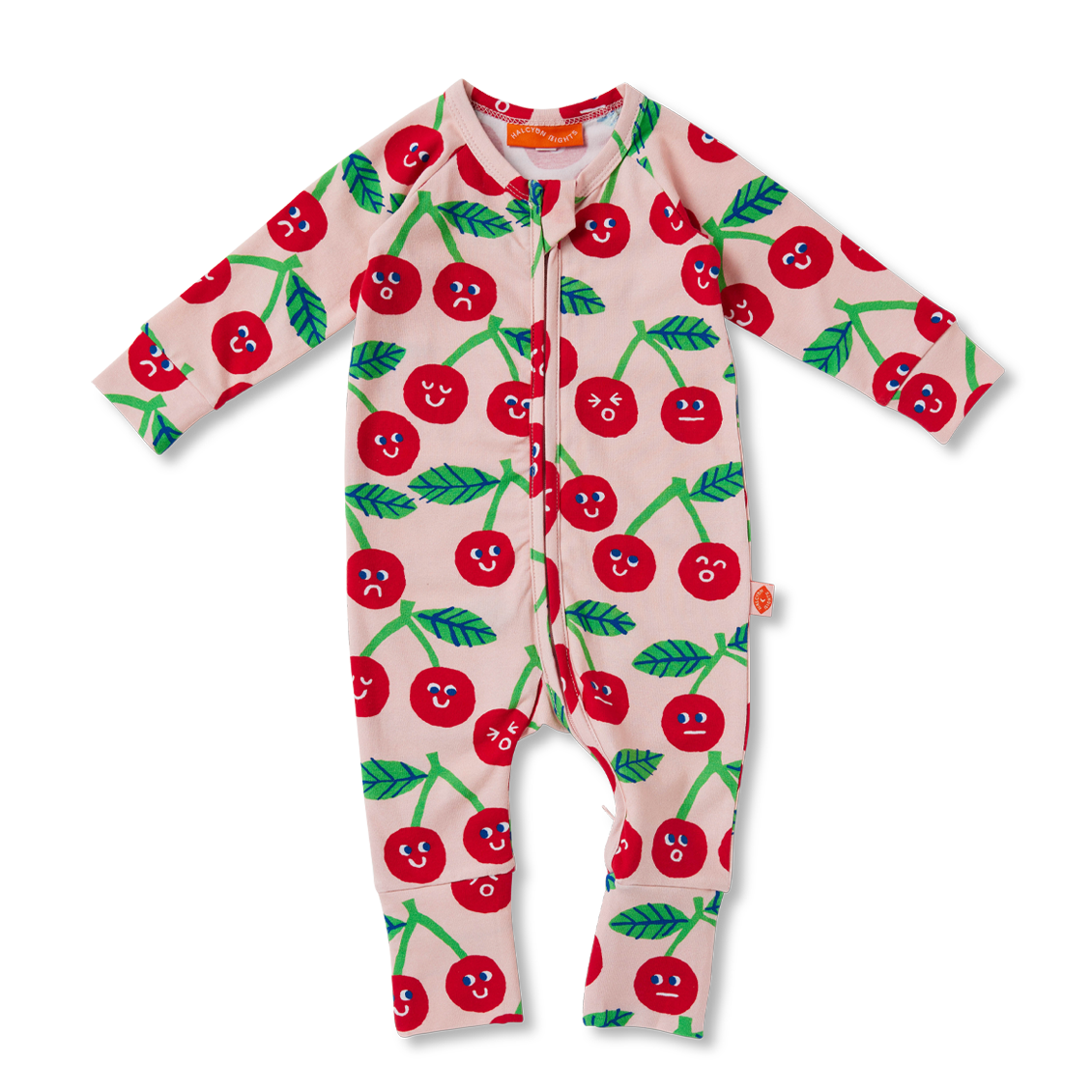 Halcyon Nights Long Sleeve Zipsuit - Cheeky Cherry