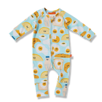 Long Sleeve Zipsuit - Brunch Buddies