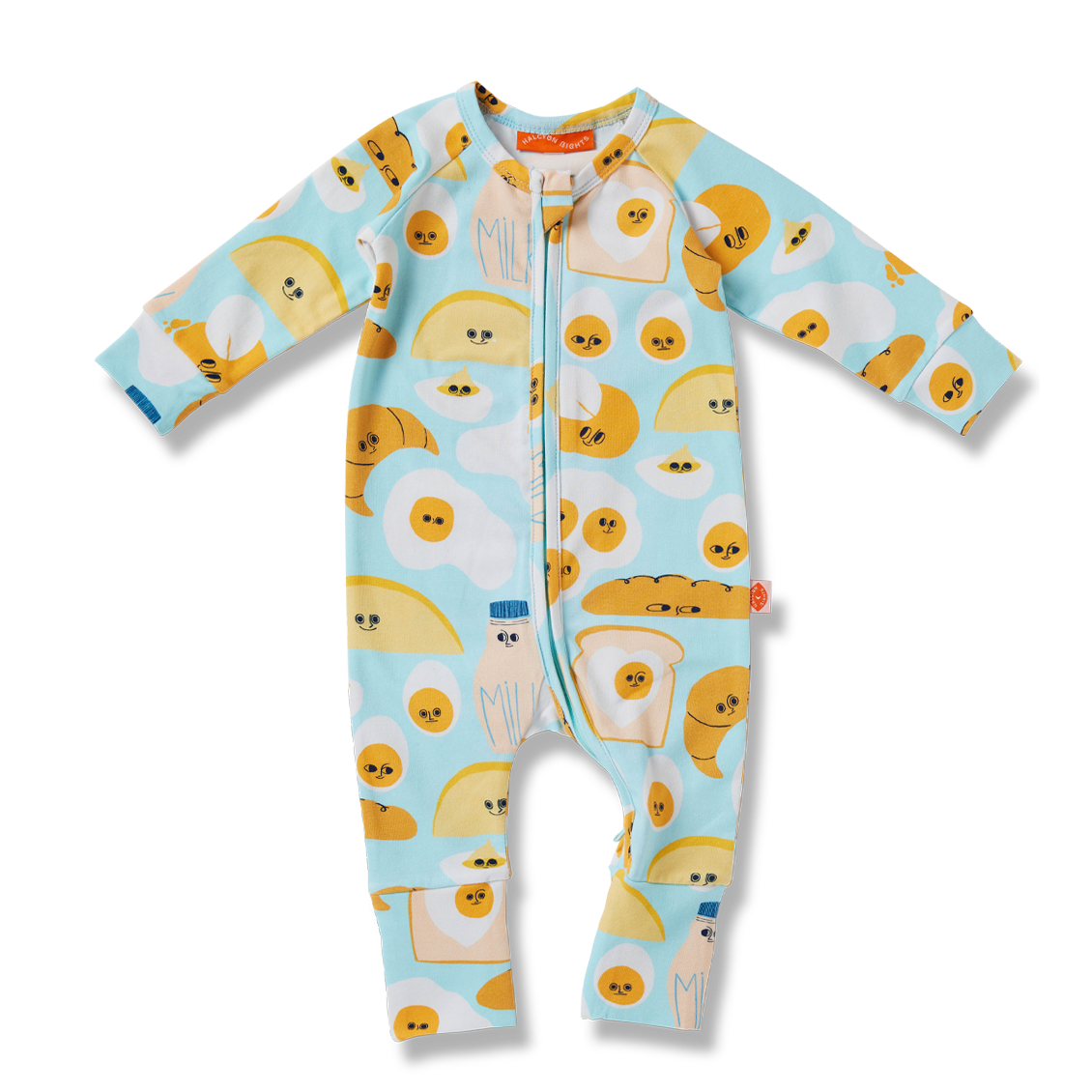 Halcyon Nights Long Sleeve Zipsuit - Brunch Buddies