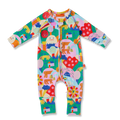 Long Sleeve Zipsuitsuit - Rainbow Valley
