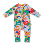 Long Sleeve Zipsuitsuit - Rainbow Valley