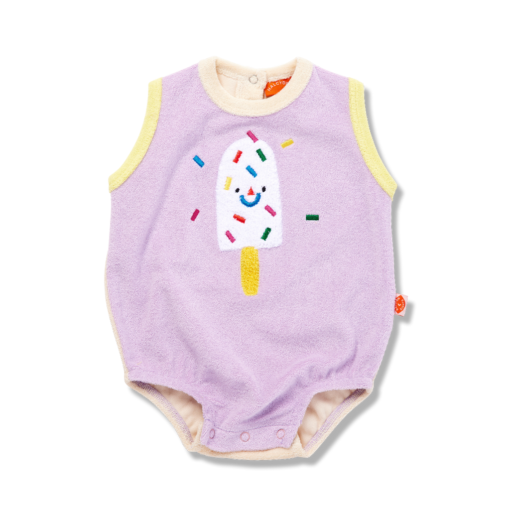 Halcyon Nights Ice Cream Terry Singlet Suit