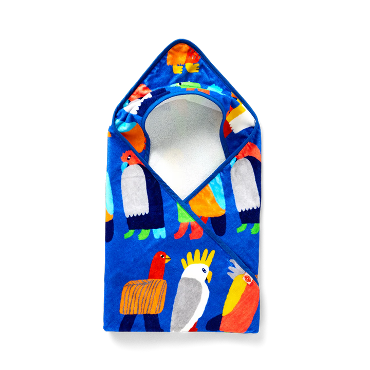 Halcyon Nights Baby Hooded Towel Flamin' Galahs