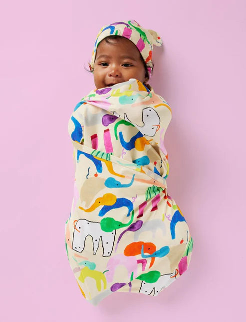 Halcyon Nights Happy Herd Baby Wrap