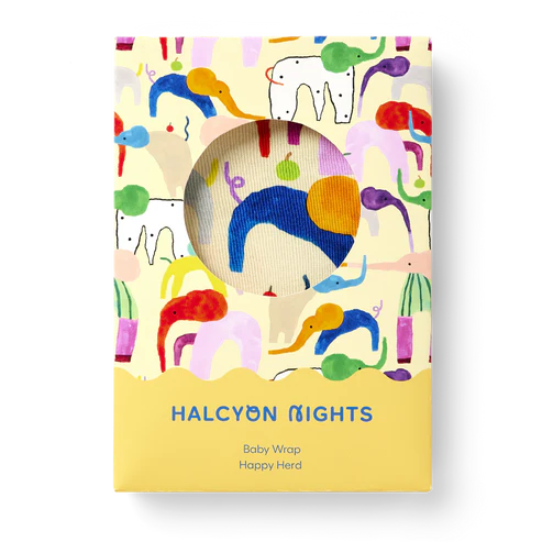 Halcyon Nights Happy Herd Baby Wrap