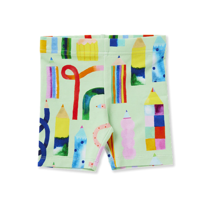 Halcyon Nights Scribble Squad Kids Bike Shorts