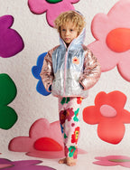 Hej Blomma! Reversible Kids Puffer Jacket