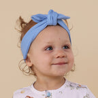 Bluebell Ribbed Organic Topknot