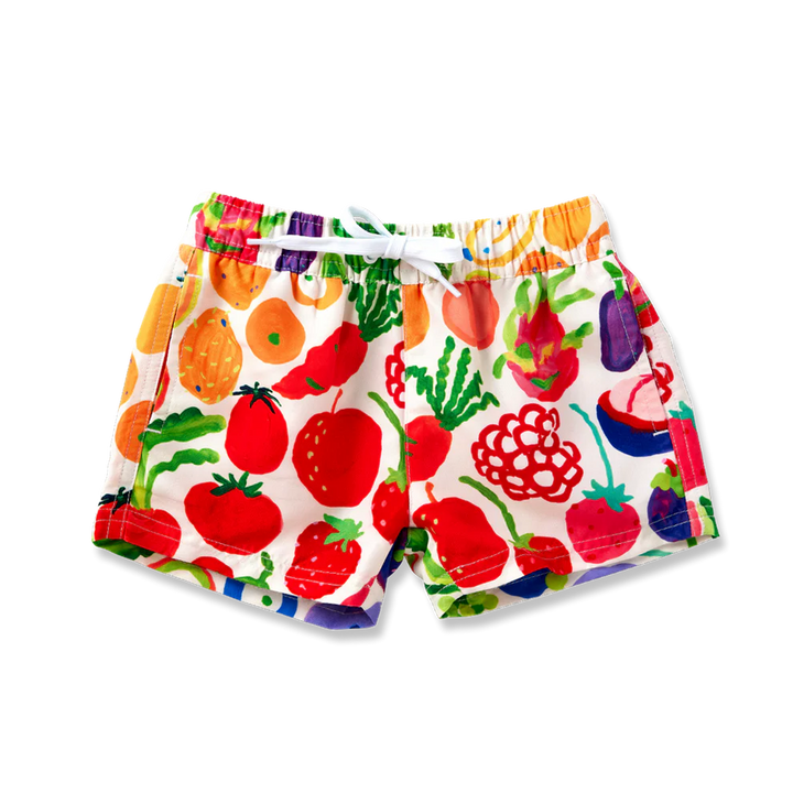 Halcyon Nights Kids Board Shorts Eat The Rainbow