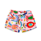 Kids Board Shorts Fancy Fins