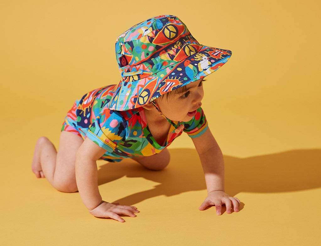 Halcyon Nights Kids Sun Hat - Bush Paradise