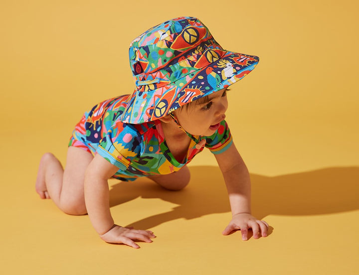 Halcyon Nights Kids Sun Hat - Bush Paradise