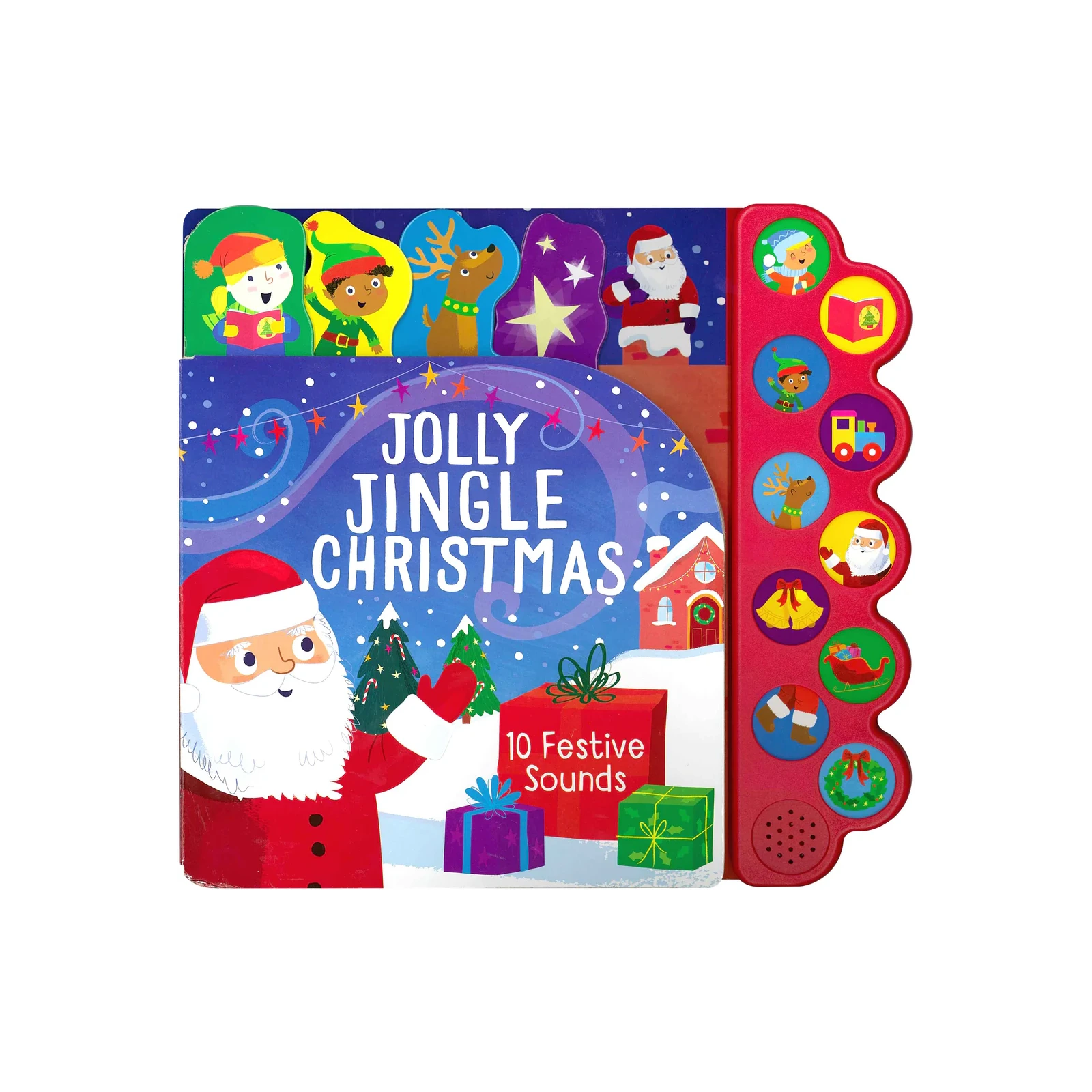 10 Button Sound Books - Jolly Jingle Christmas