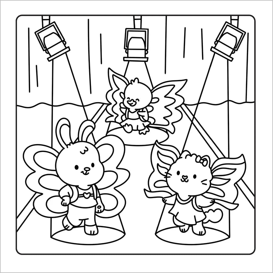 Happy Days - Groovy Cuties Cosy Colouring