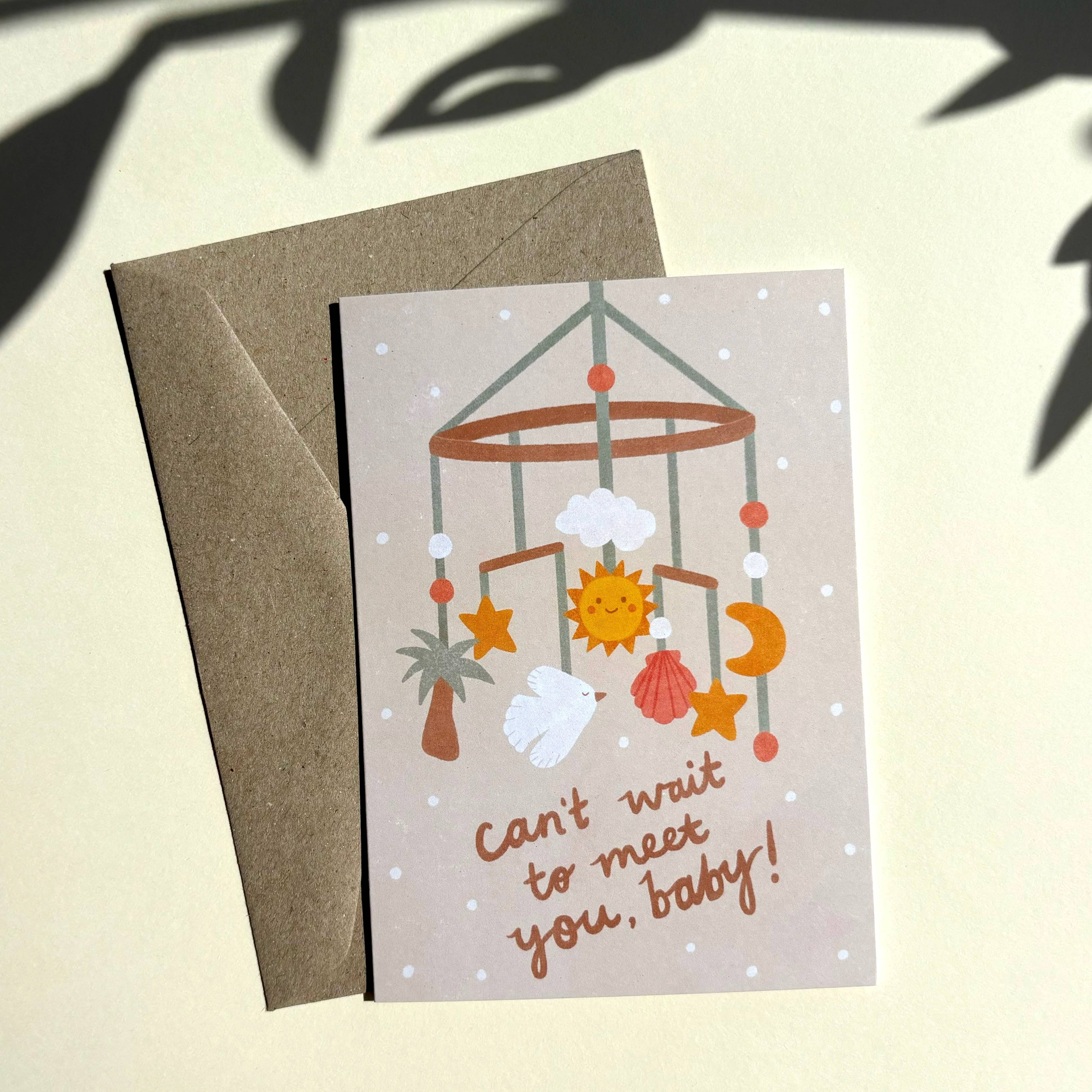 Can't Wait to Meet You Baby Card