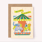 Carousel Ride Birthday Card