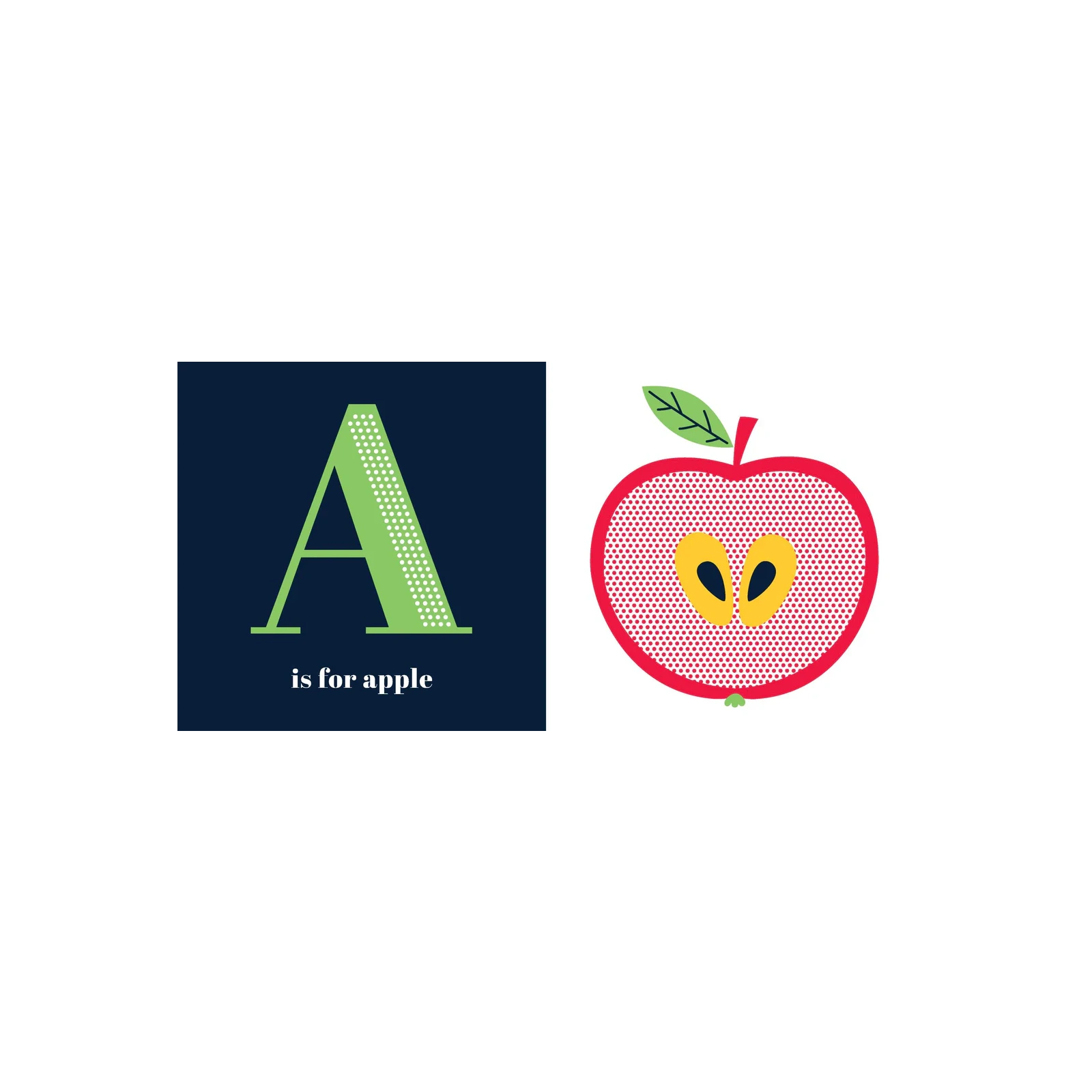 Chunky Foil Board Book - Let's Learn ABC