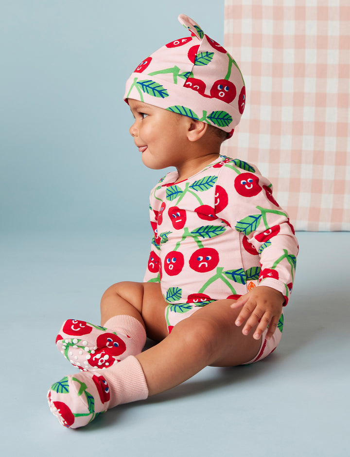Halcyon Nights Baby Booties - Cheeky Cherry