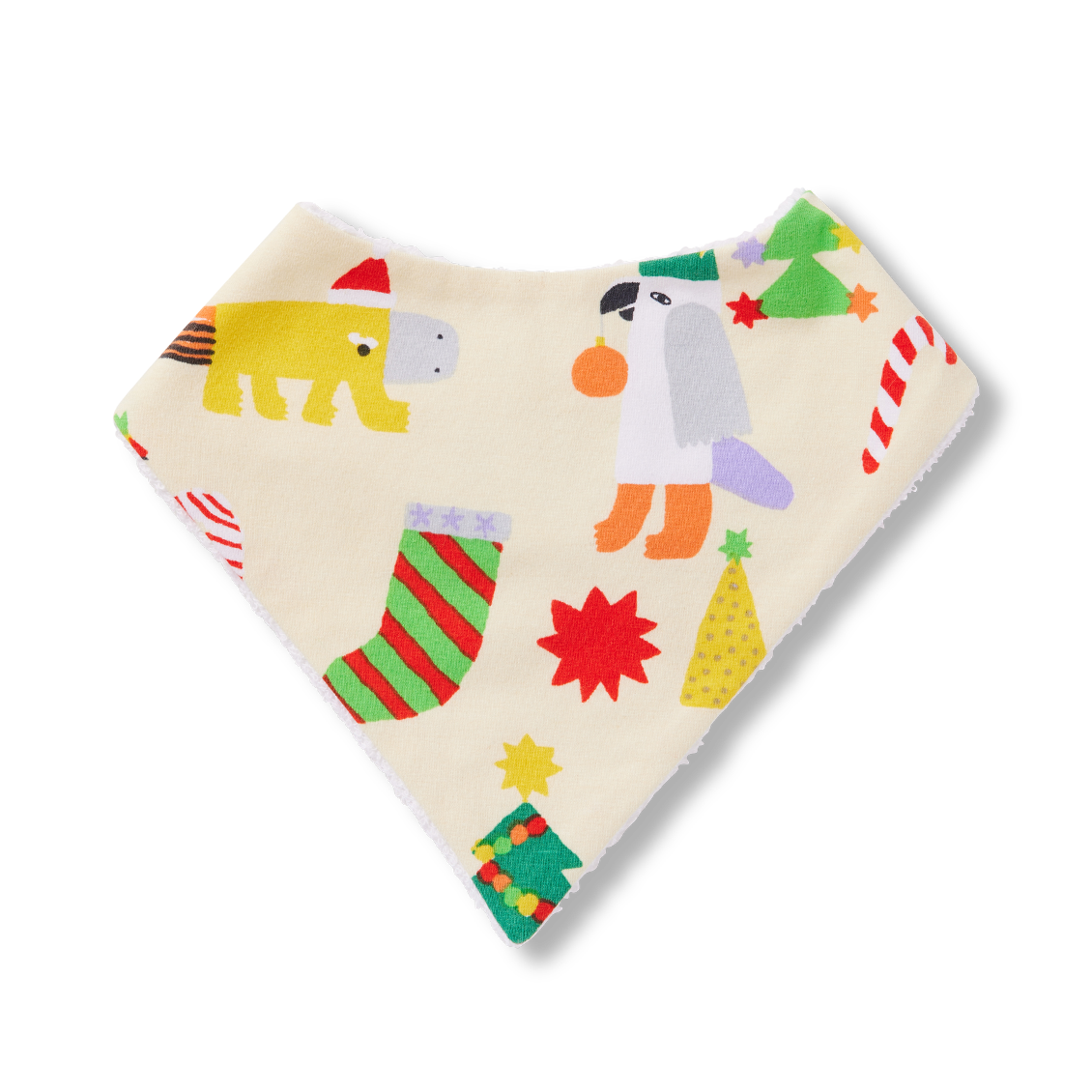 Tinsel Tails Baby Bib