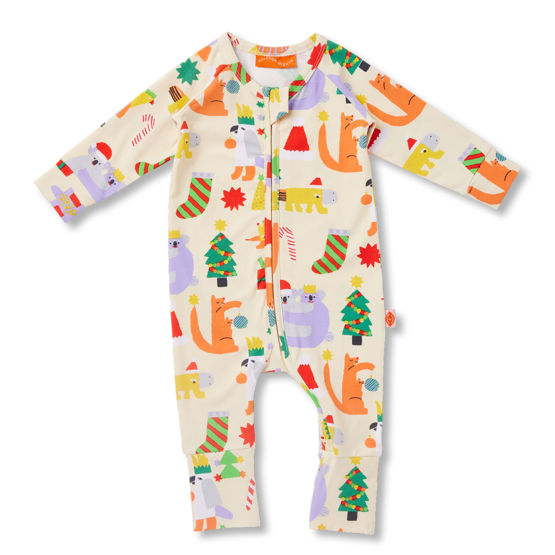 Halcyon Nights Tinsel Tails Long Sleeve Zipsuit