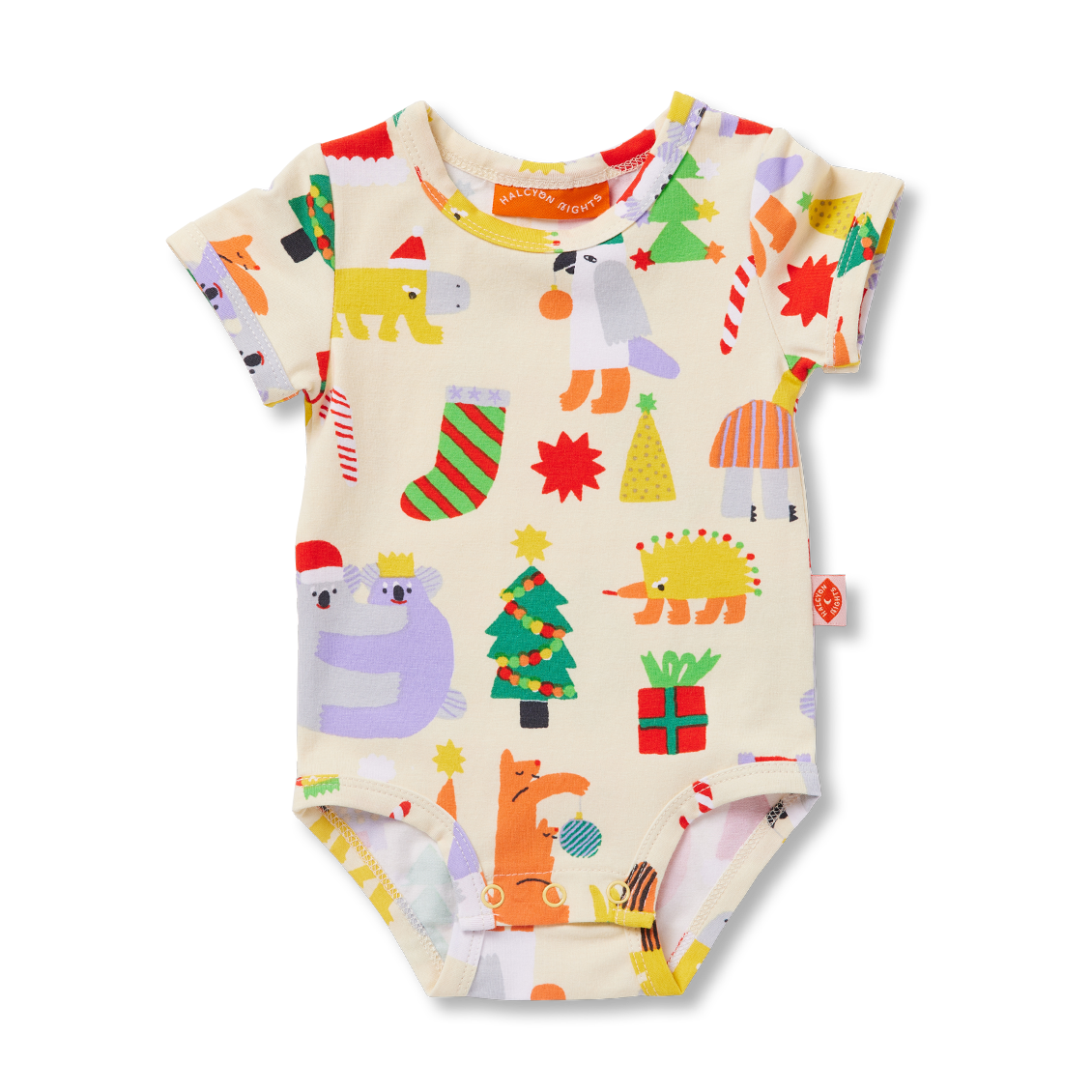 Halcyon Nights Tinsel Tails Short Sleeve Bodysuit