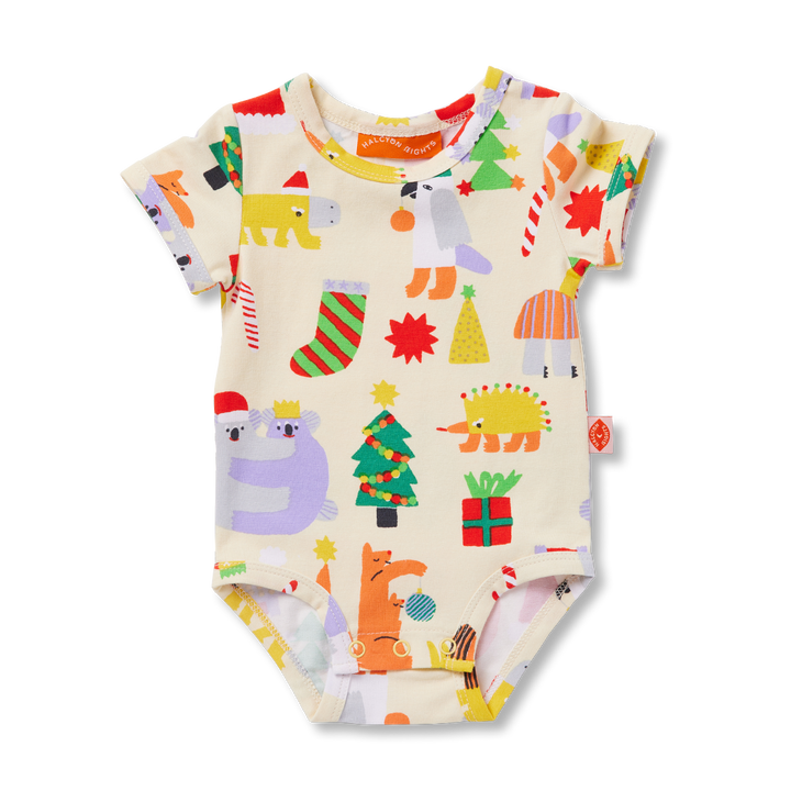 Halcyon Nights Tinsel Tails Short Sleeve Bodysuit