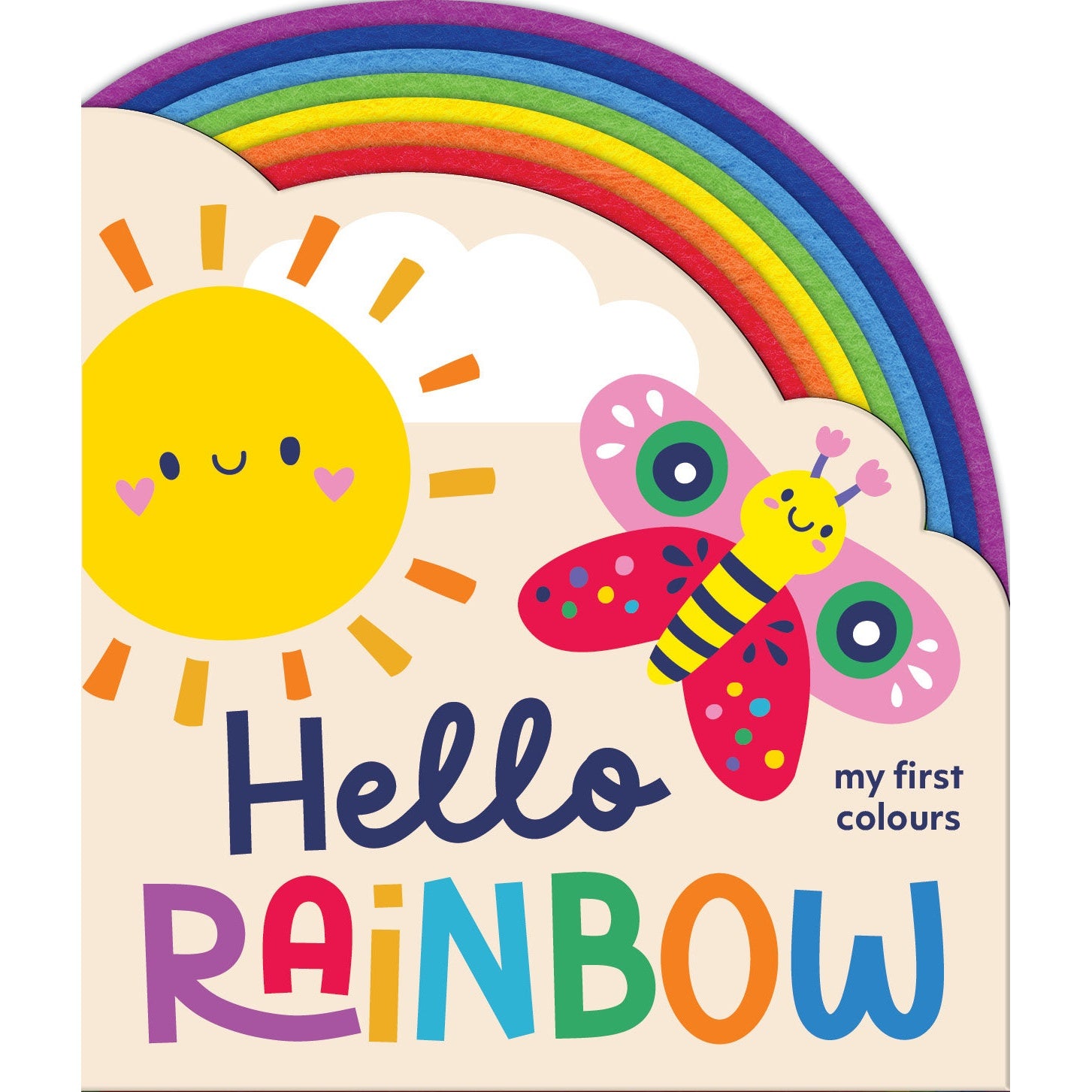 Chunky Felt Board Book - Hello Rainbow