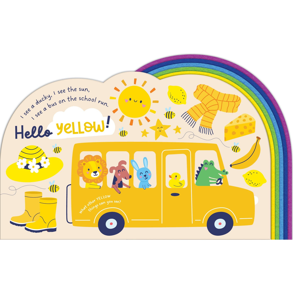 Chunky Felt Board Book - Hello Rainbow