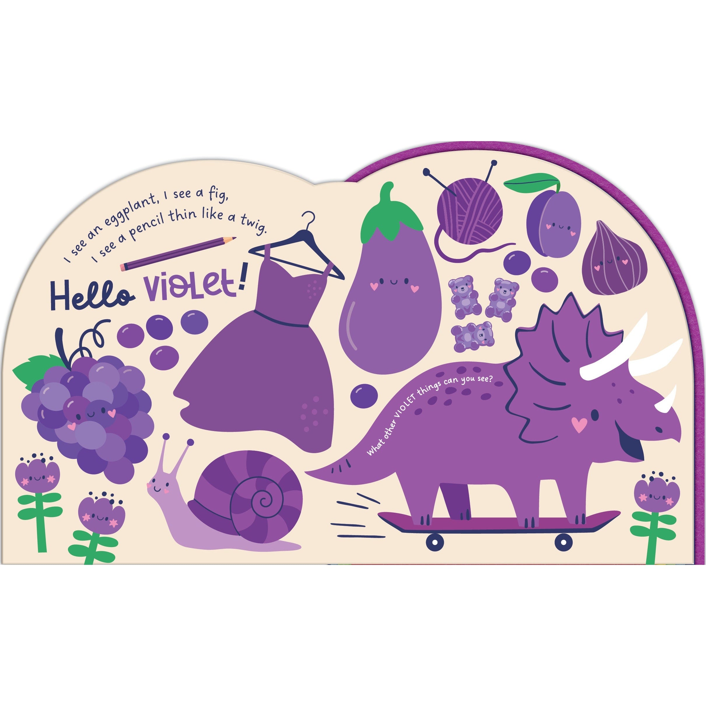Chunky Felt Board Book - Hello Rainbow