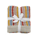 Nana Huchy Confetti Stripe Baby Blanket - Carnival